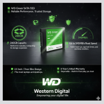 Western Digital WD Green SATA 240GB, Up to 545MB/s, 2.5 Inch/7 mm, 3Y Warranty, Internal Solid State Drive (SSD) (WDS240G3G0A) - Image 2