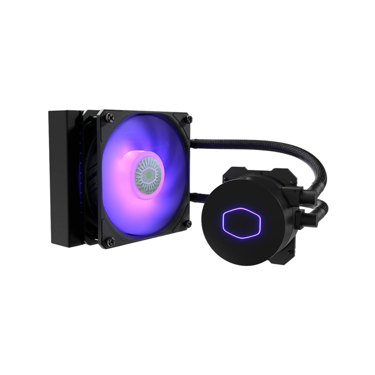 Cooler Master Liquid ML240L RGB V2 CPU Liquid Cooler - Black | Support Intel & AMD CPU Socket AM5, AM4, AM3, LGA1700, 1200, 2066, 1151 | 3rd Gen Dual Chamber Pump | 240mm Close-Loop AIO