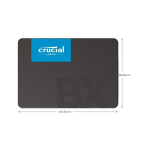 Crucial BX500 2.5 inch Internal Solid State Drive with SATA and 3D NAND Technology - Image 2